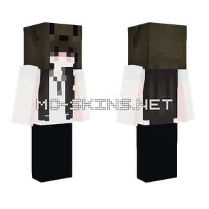 Black and White Bear Minecraft skin