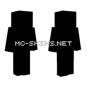 Black and White Blob Minecraft skin