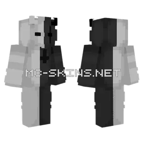 Black and White Cat Minecraft skin