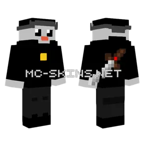 Black And White Mage Minecraft skin