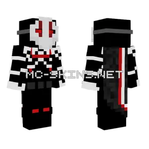 Black and White Monster Minecraft skin