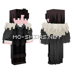 Black And White Outfit Minecraft skin