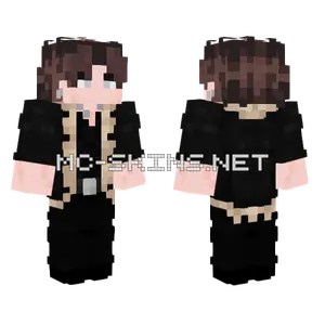 Black And White Outfit Minecraft skin