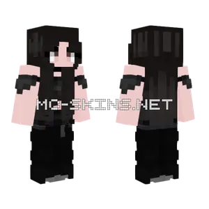 Black and White Outfit Minecraft skin