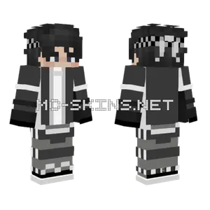 Black And White Suit Minecraft skin