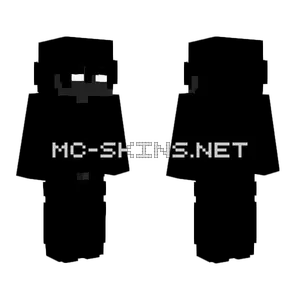 Black and White Suit Minecraft skin