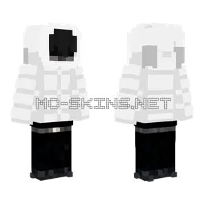 Black And White Suit Minecraft skin