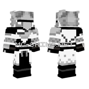 Black And White Wylder Minecraft skin