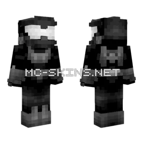 Black Armor Suit Minecraft skin