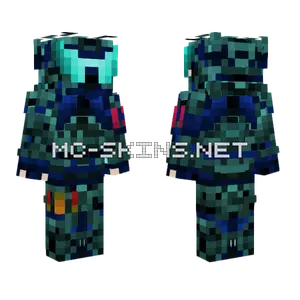Black Barret Assaulter Minecraft skin