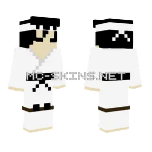 Black Belt Fixed Minecraft skin
