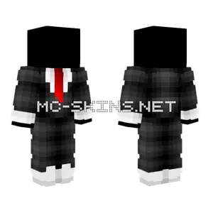 Black Business Suit Base Minecraft skin