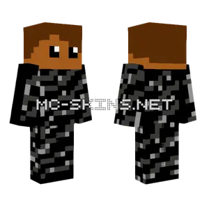 Black Camo Texture Minecraft skin
