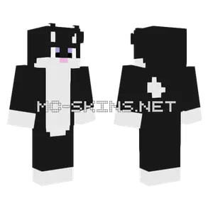 Black Cat Minecraft skin
