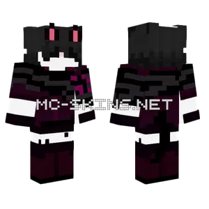 Black Cat Skin Minecraft skin