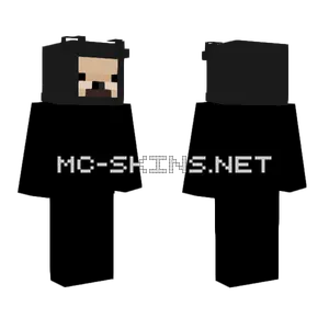 Black Cat With Hat Minecraft skin