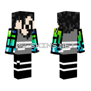Black Cloak Figure Minecraft skin