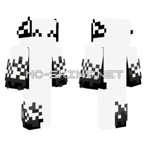 Black Corruption Minecraft skin