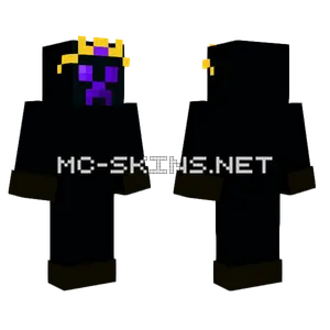 Black Creeper Minecraft skin
