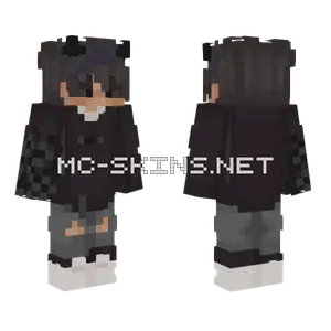 Black Demon Boy Minecraft skin