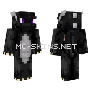 Black Dragon Skin Minecraft skin