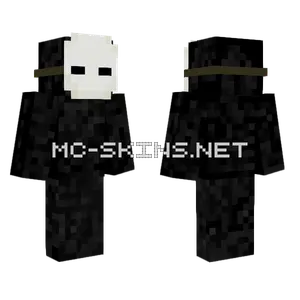 Black Enderman Minecraft skin