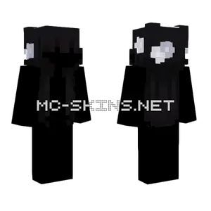 Black Hair Base 3 Minecraft skin