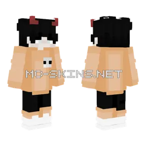 Black Hair Girl Minecraft skin