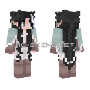 Black Hair School Uniform