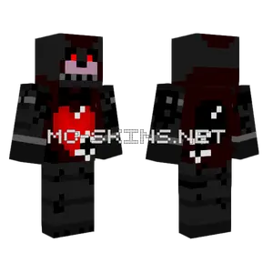Black Heart Bonnie Minecraft skin