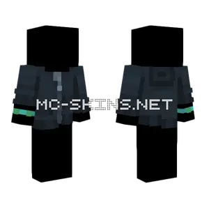 Black Hoodie Bracelet Shaded Minecraft skin
