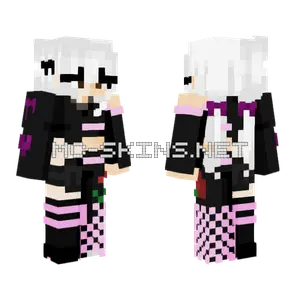 Black Is The New Pink Collab 3 Minecraft skin