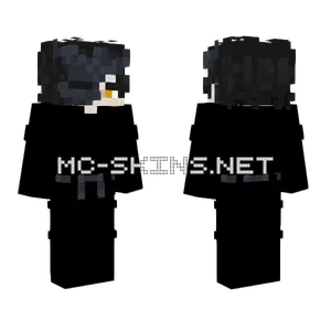 Black Mask Guy Minecraft skin