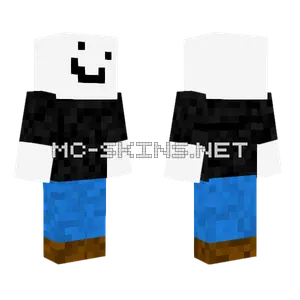 Black Monster Guy Minecraft skin