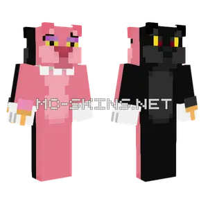 Black Pink Painter Minecraft skin