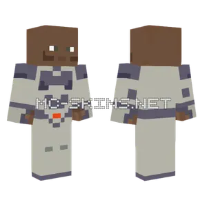 Black Samson Minecraft skin