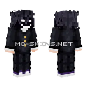 Black School Uniform Minecraft skin