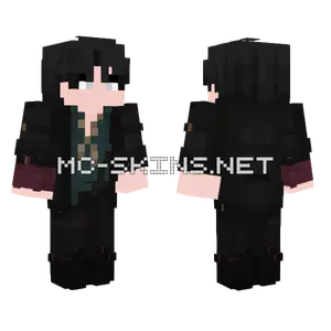 Black School Uniform Boy Minecraft skin