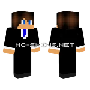 Black Suit Minecraft skin