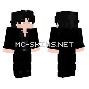 Black Suit Boy Minecraft skin