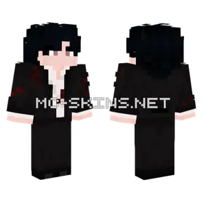Black Suit Boy Minecraft skin