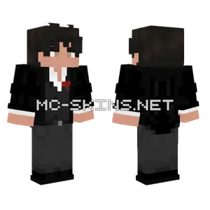 Black Suit Boy Minecraft skin