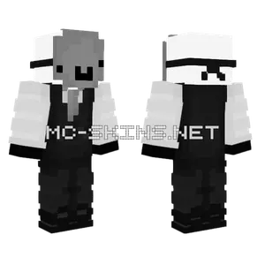 Black Suit Gentleman Minecraft skin
