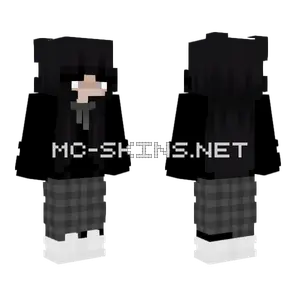 Black Suit Girl Minecraft skin