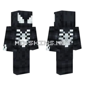 Black Suit Spider-Man Minecraft skin