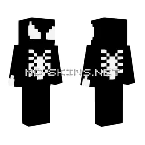 Black Suit Spiderman Minecraft skin