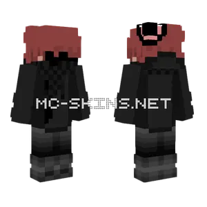 Black Suit With Red Accents Minecraft skin
