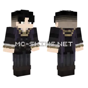 Black Uniform Boy Minecraft skin