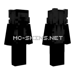 Black Voluminous HB Minecraft skin