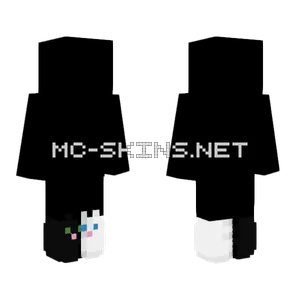 Black White Cat Halloween Minecraft skin